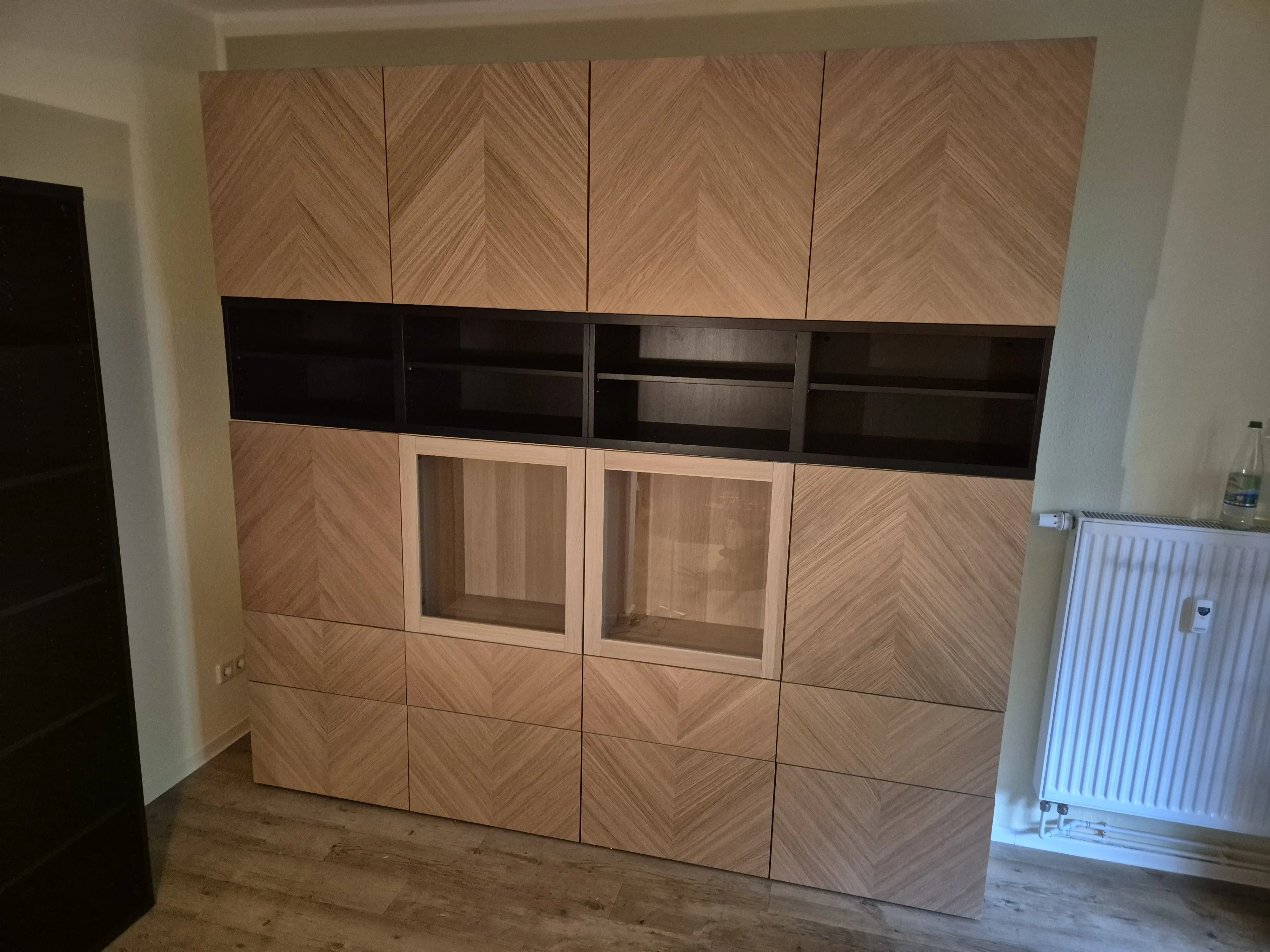Innenausbau mit Trockenbauarbeiten in einem Wohnraum